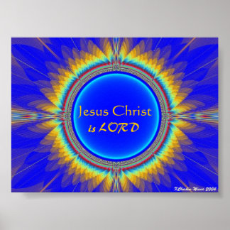 Póster Jesus Cristo é LORD