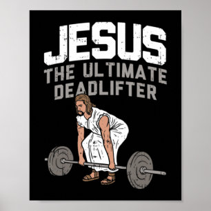 Poster Jesus Cristo I Christian Weighting Funny Wor