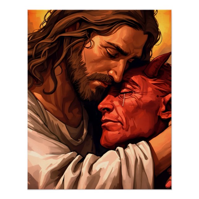 Póster Jesus Cristo Lúcifer (Frente)
