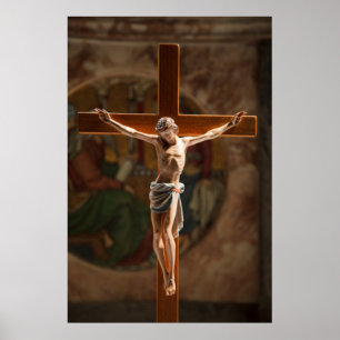 Póster Jesus Cristo na Cruz