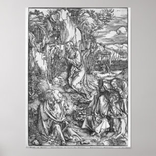 Póster Jesus Cristo no Monte das Oliveiras