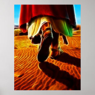 Poster Jesus Cristo que leva me em seus braços