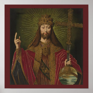 Poster Jesus Cristo Salvador do Benson Mundial