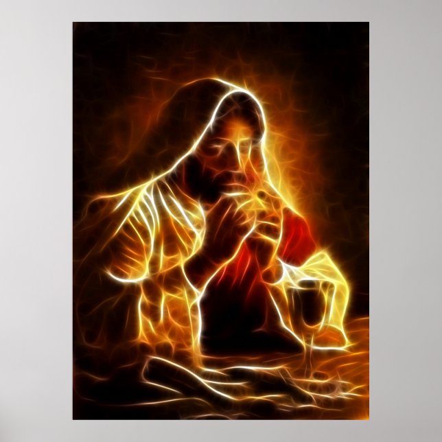 Póster Jesus Cristo Último Sobremesa (Frente)