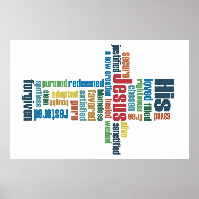 Póster Jesus Cross (Frente)