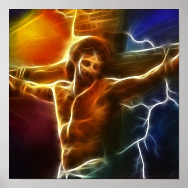 Poster Jesus Crucificação 2 (Frente)