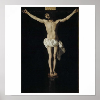 Póster Jesús crucificado expirou por volta de 1630-1640