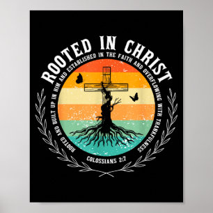 Poster Jesus Cruz Oração Versículo Bíblico Cristão Enraiz