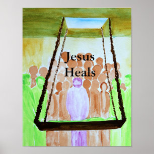 Poster Jesus cura