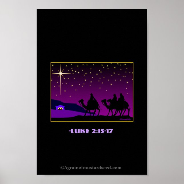 Póster Jesus de Natal (Frente)
