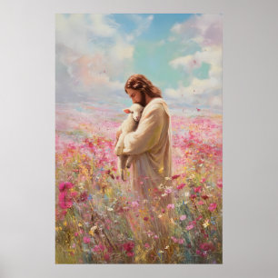 Poster Jesus Deixa os 99 O Bom Pastor Ovelha Perdida
