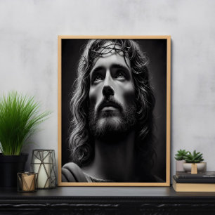 Poster Jesus Divine Shepherd com Tender Gaze