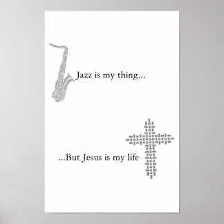 Poster Jesus é a minha vida