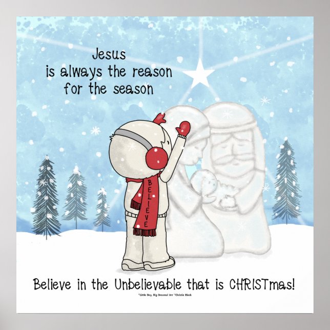 Poster Jesus é a razão da temporada (Frente)