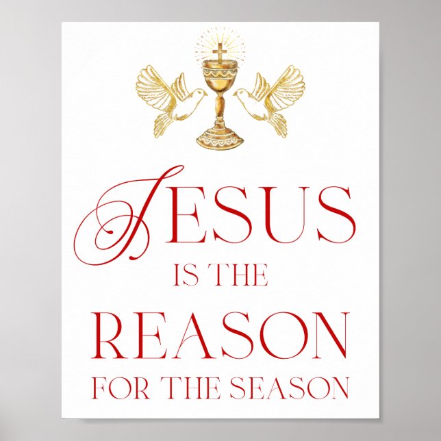 Poster Jesus É a Razão da Temporada (Frente)