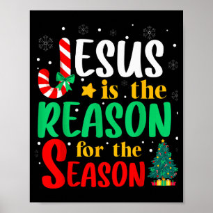 Poster Jesus É a Razão da Temporada de Natal Chris