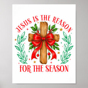 Poster Jesus É a Razão da Temporada de Natal Chris