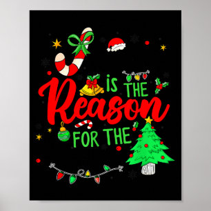 Poster Jesus É A Razão Da Temporada De Natal Família Pa