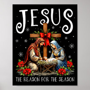 Poster Jesus É A Razão Da Temporada De Natal Xmas
