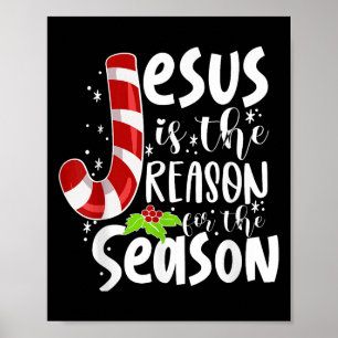 Poster Jesus É A Razão Do Natal Da Época