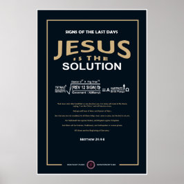 Poster Jesus é a solução