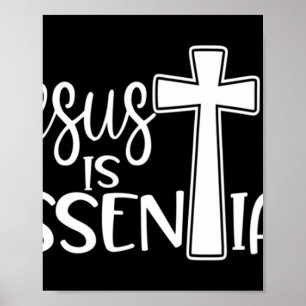 Poster Jesus é Cruzado Cruzado EssencialPerfeito para a r