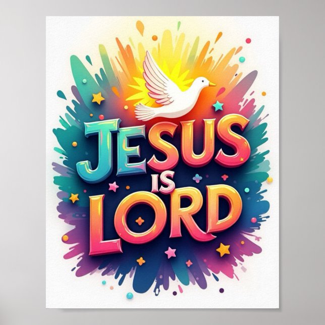 Poster Jesus é Deus (Frente)