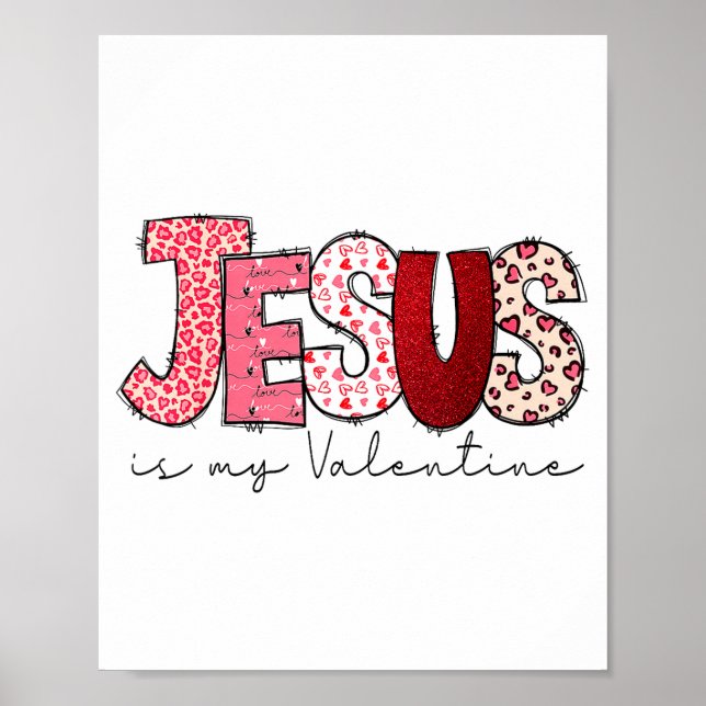Poster Jesus É Meu Namorado Fé Cristã Religiosa Va (Frente)