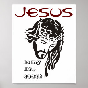 Poster Jesus É Meu Treinador De Vida