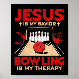 Poster Jesus É Minha Boliche Salvadora É Minha Vintage Te