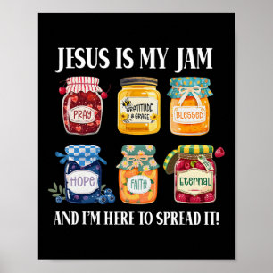 Poster Jesus É Minha Paixão E Estou Aqui Para Espalhar Bí