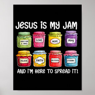 Poster Jesus É Minha Paixão E Estou Aqui Para Espalhar Bi