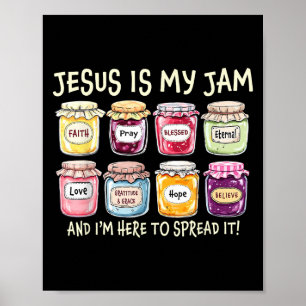 Poster Jesus É Minha Paixão E Estou Aqui Para Espalhar Bi