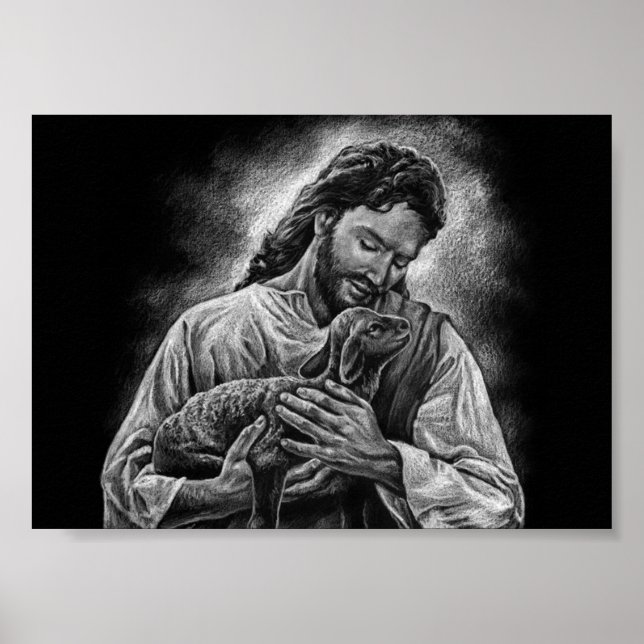 Póster Jesus É O Bom Pastor (Frente)