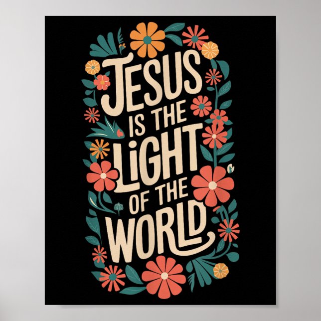 Poster Jesus é o cristão religioso leve (Frente)