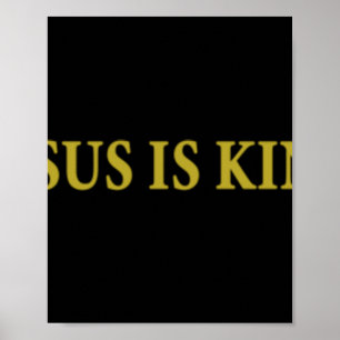 Poster Jesus é o rei Christian Pullover HoodieJesus é K