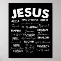 Jesus é o rei dos nomes de Deus Hebraico Jesus cri