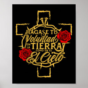 Poster Jesus é o rei Yeshua Bíblia religiosa cristã Ver