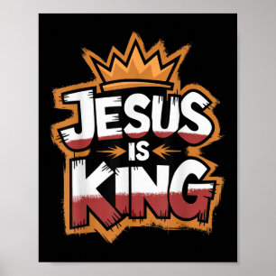 Poster Jesus é rei