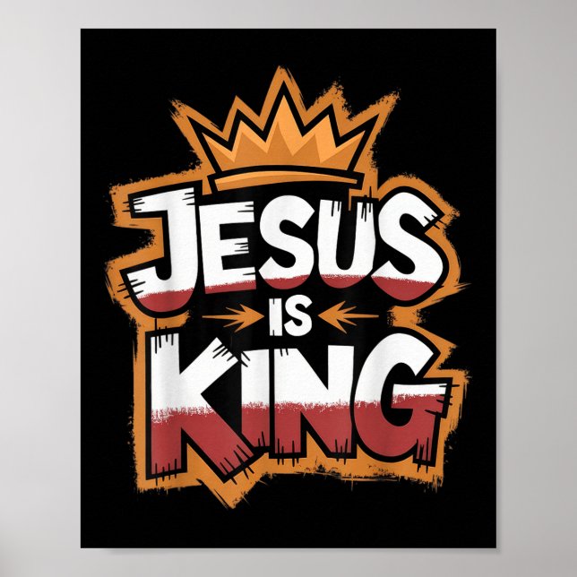 Poster Jesus é rei (Frente)