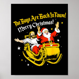 Poster Jesus E Santa Os Meninos Voltaram à Cidade Ch Dive