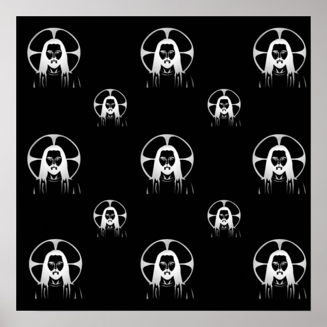 Póster Jesus em Prata (Frente)