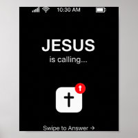 Jesus engraçado está chamando Humor religioso cris