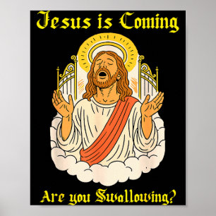 Poster Jesus Está Chegando Você É Cristão Jesus Dizendo D