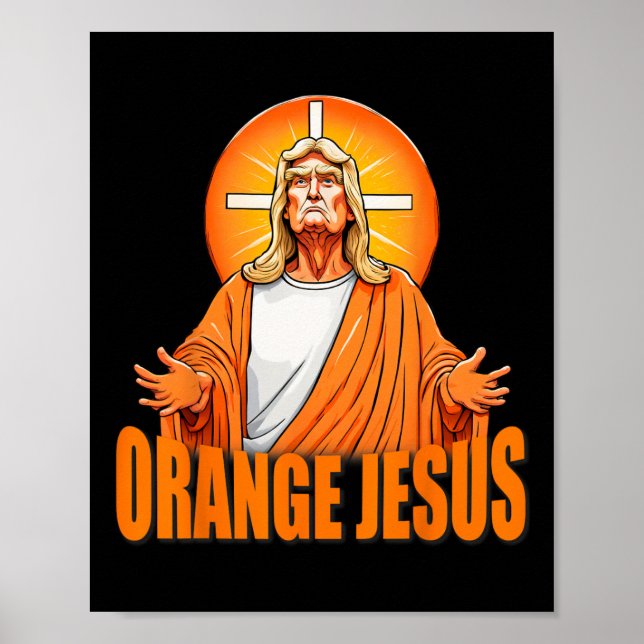 Poster Jesus Funny Trump (Frente)
