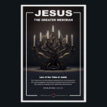 Póster Jesus - Grande Menorah<br><div class="desc">Jesus - Grande Menorah</div>