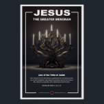Póster Jesus - Grande Menorah<br><div class="desc">Jesus - Grande Menorah</div>