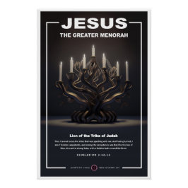Póster Jesus - Grande Menorah