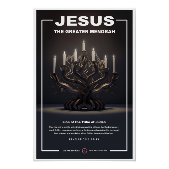 Póster Jesus - Grande Menorah (Frente)