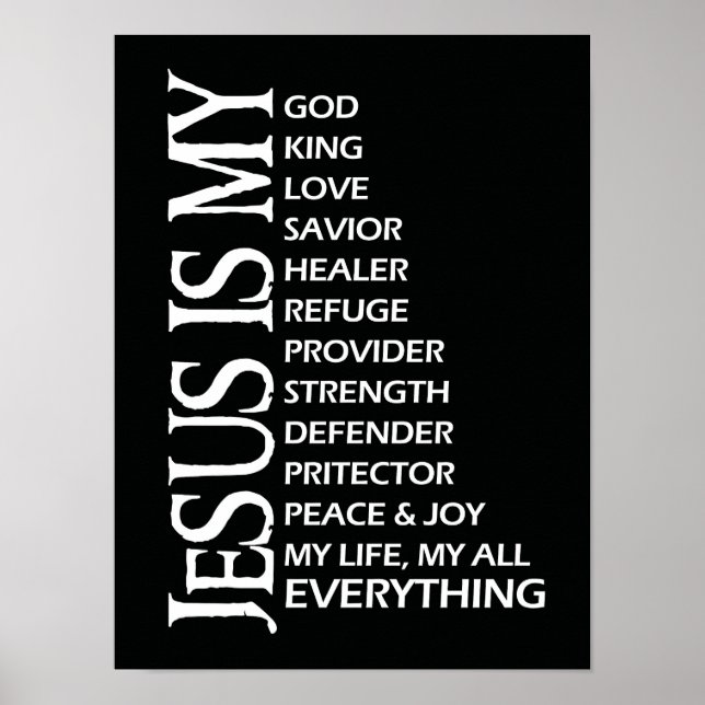 Poster Jesus is my (Frente)